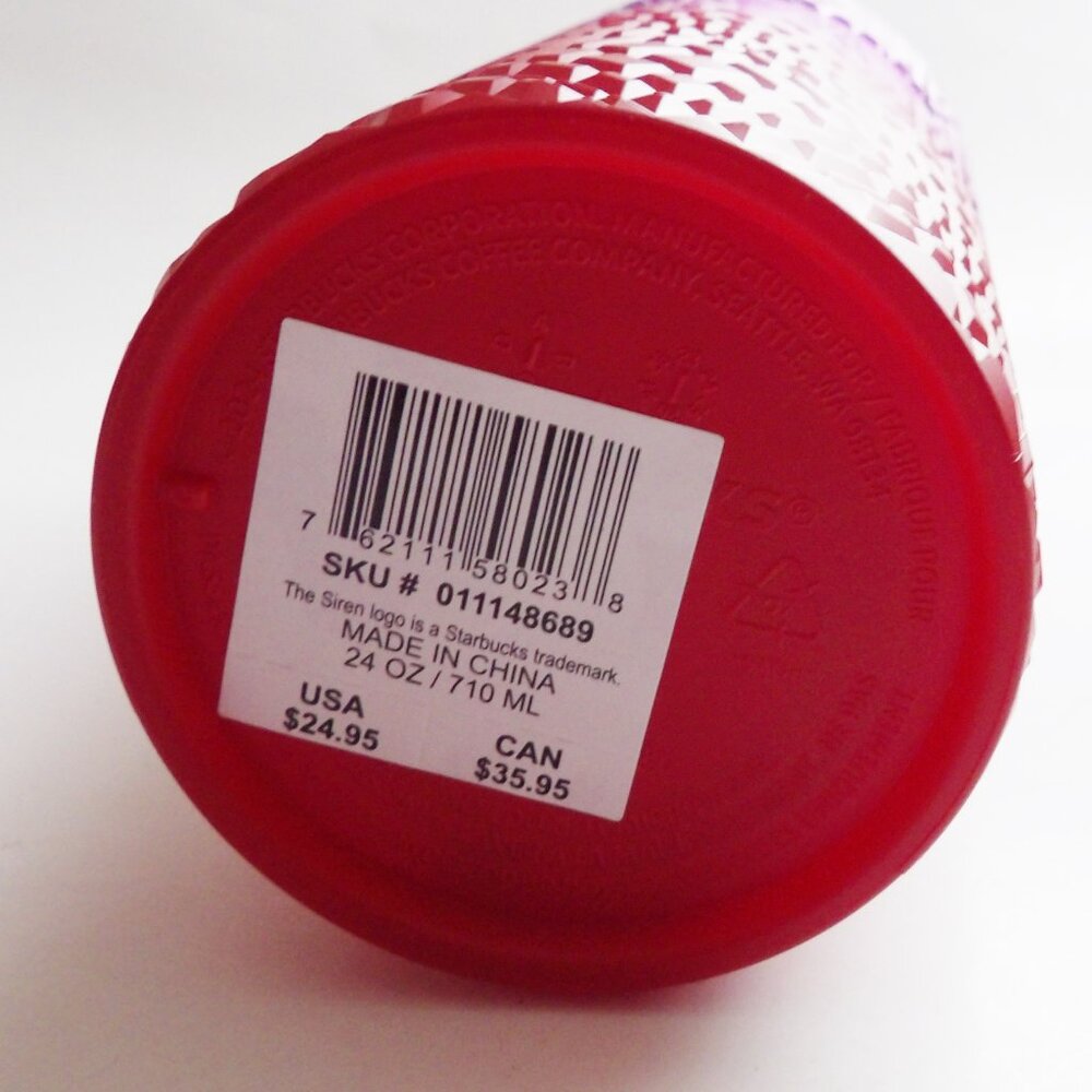 Starbucks SHE x THIS Shae Anthony 2024 Jeweled Ombre Tumbler 24oz. Venti Cup NEW - Picture 8 of 8